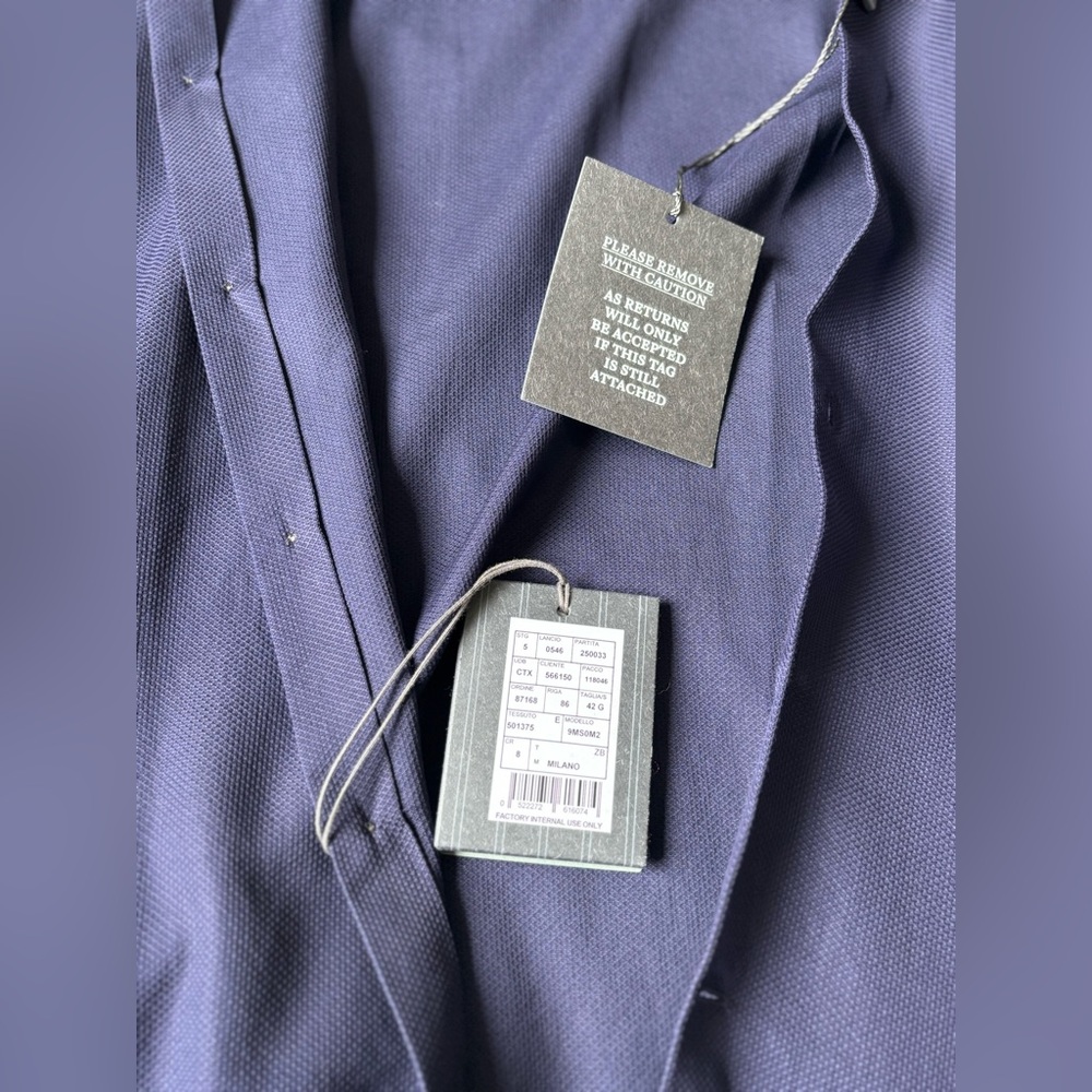 ERMENEGILDO ZEGNA
Navy Button-Up Shirt - Picture 3 of 12